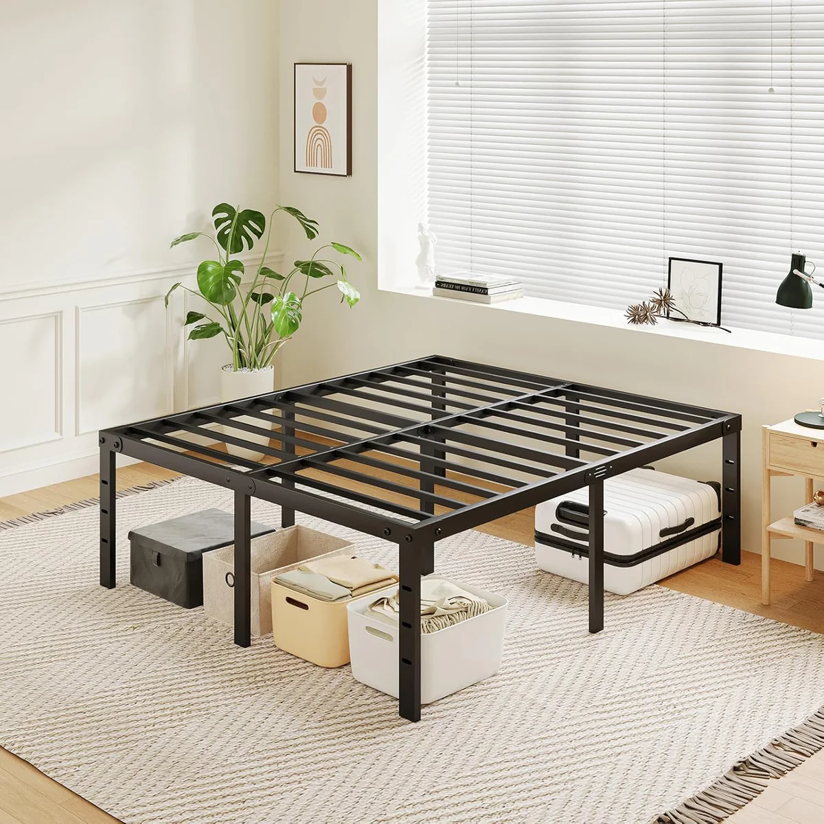 Steel Metal Platform Bed Frame