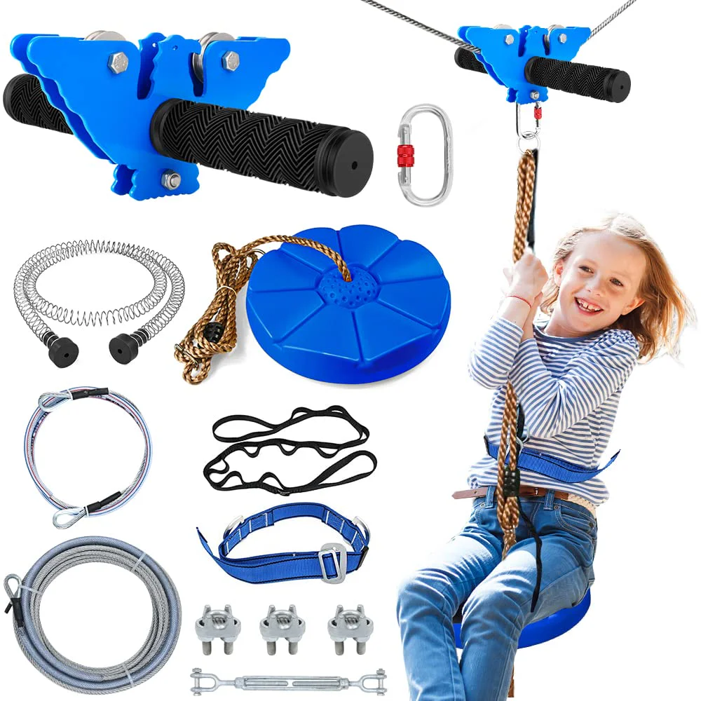X XBEN Backyard Zip Line Kit for Kids