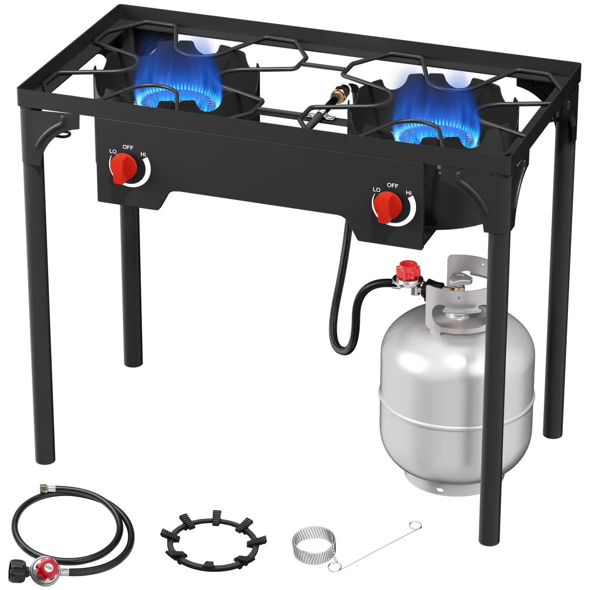 ADREAK 2-Burner Propane Gas Stove