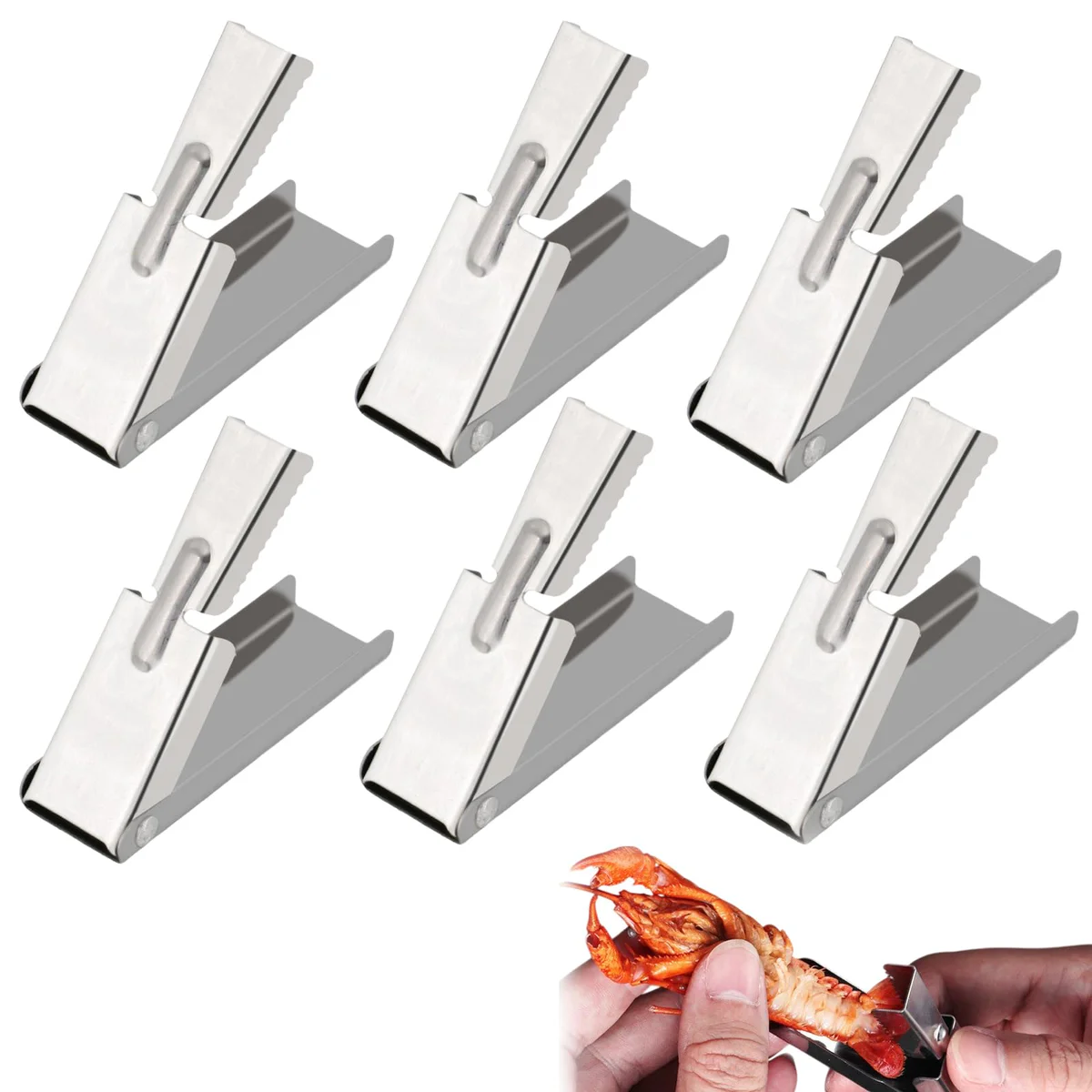 Xorim Crawfish Peeler Tool - Stainless Steel Tail Remover