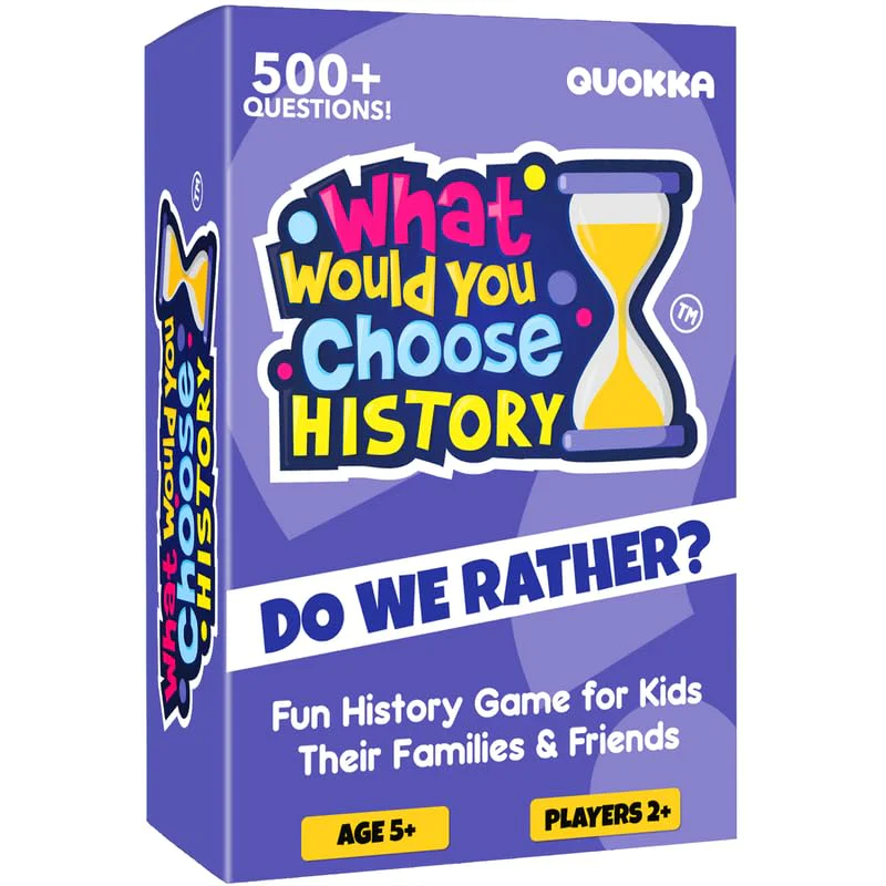 QUOKKA What Would You Choose History Do We Rather Card Game