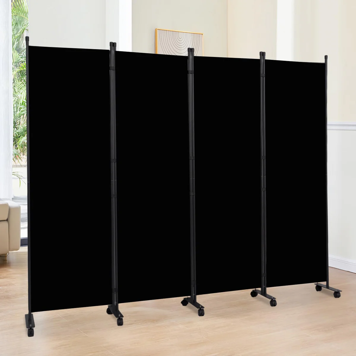 JVVMNJLK Folding Privacy Screen Room Divider