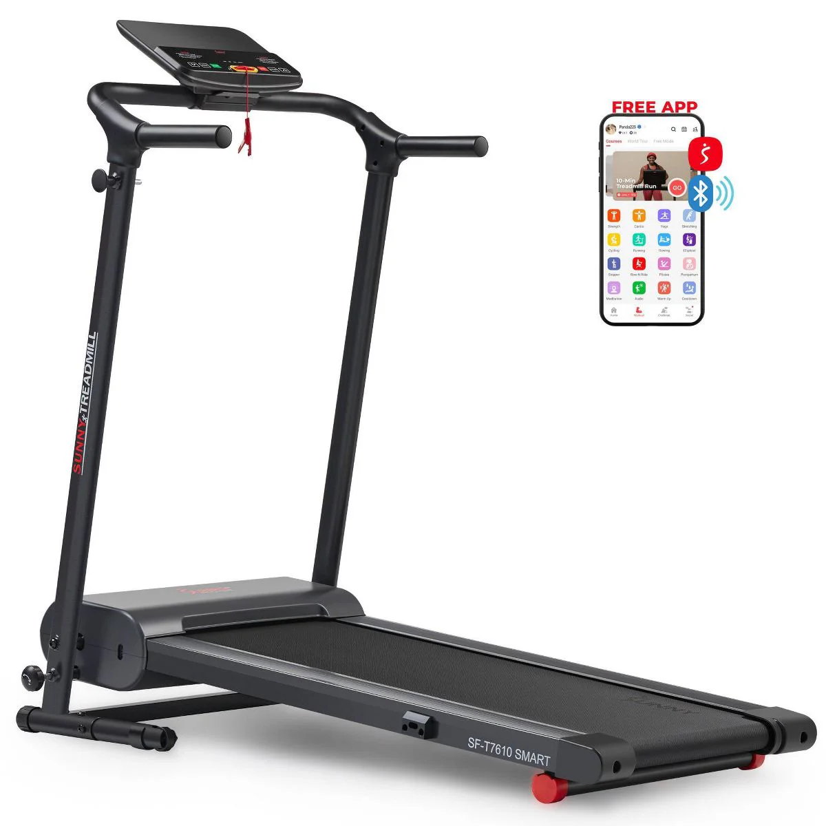 Sunny Health & Fitness Folding Treadmill