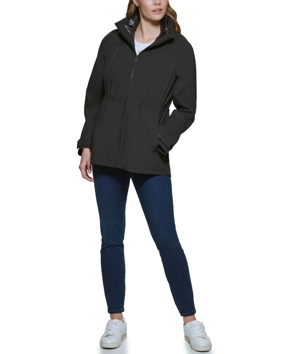 Cole Haan Women's 2-in-1 Hooded Softshell Jacket