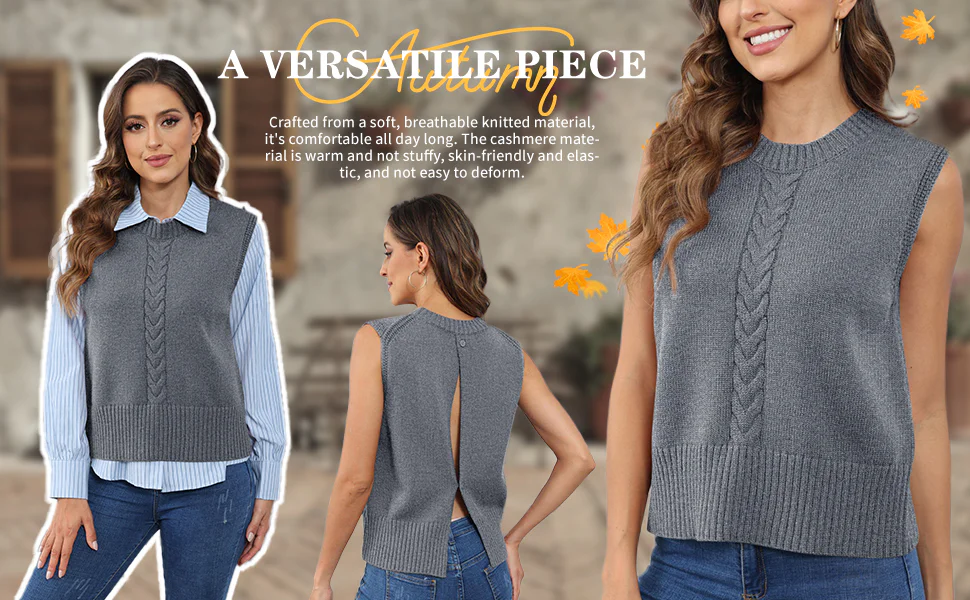 LISILONG Sweater Vest 
