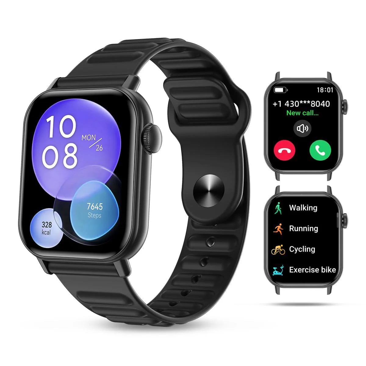 QTLLBT Smart Watch Bluetooth Call Fitness Tracker