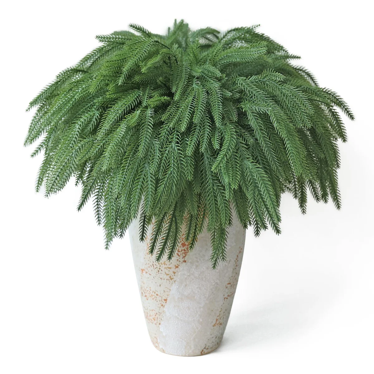 Hengliwang Artificial Norfolk Pine Stem Floral Arrangement