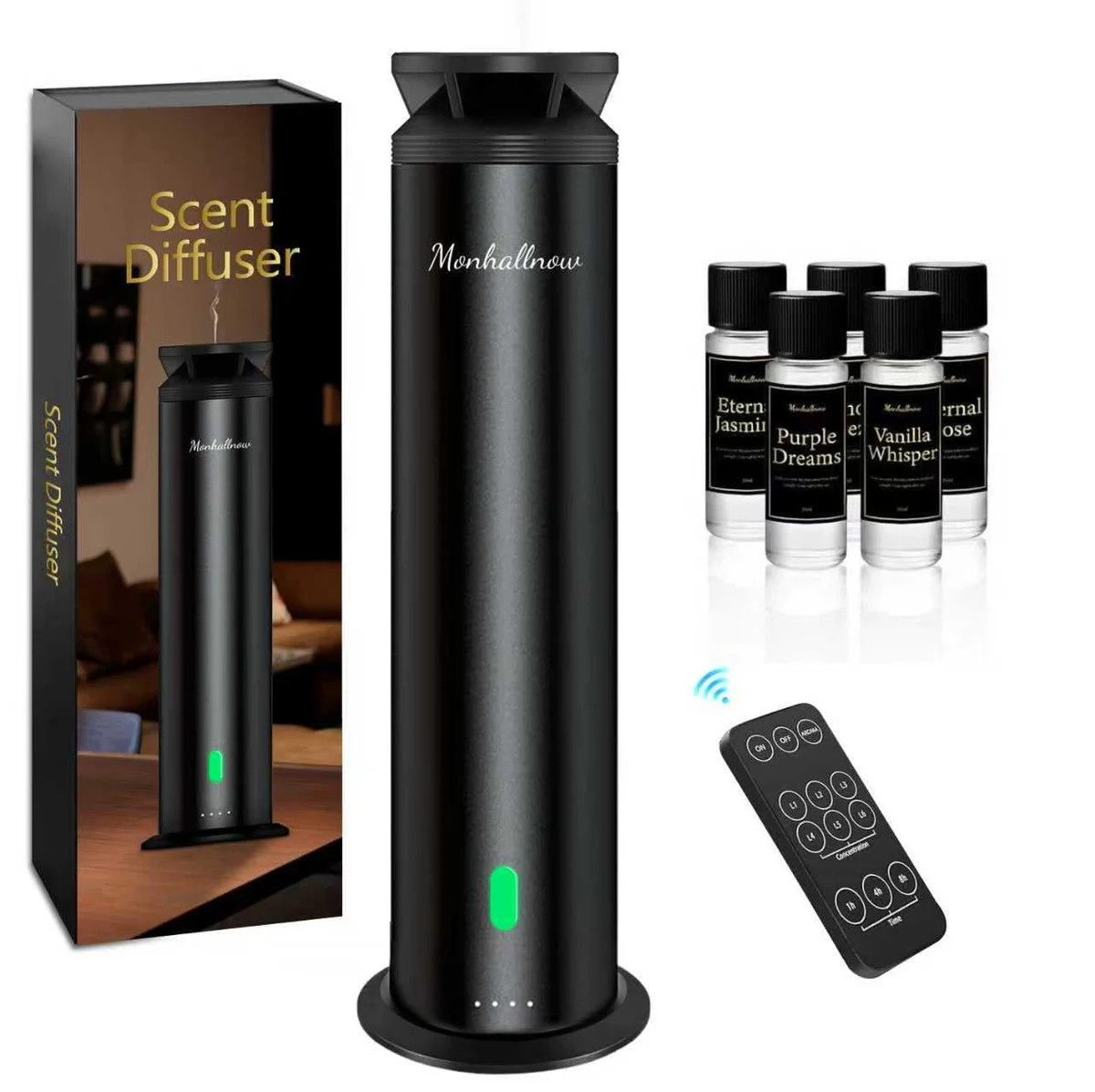 monhallnow Waterless Essential Oil Diffuser