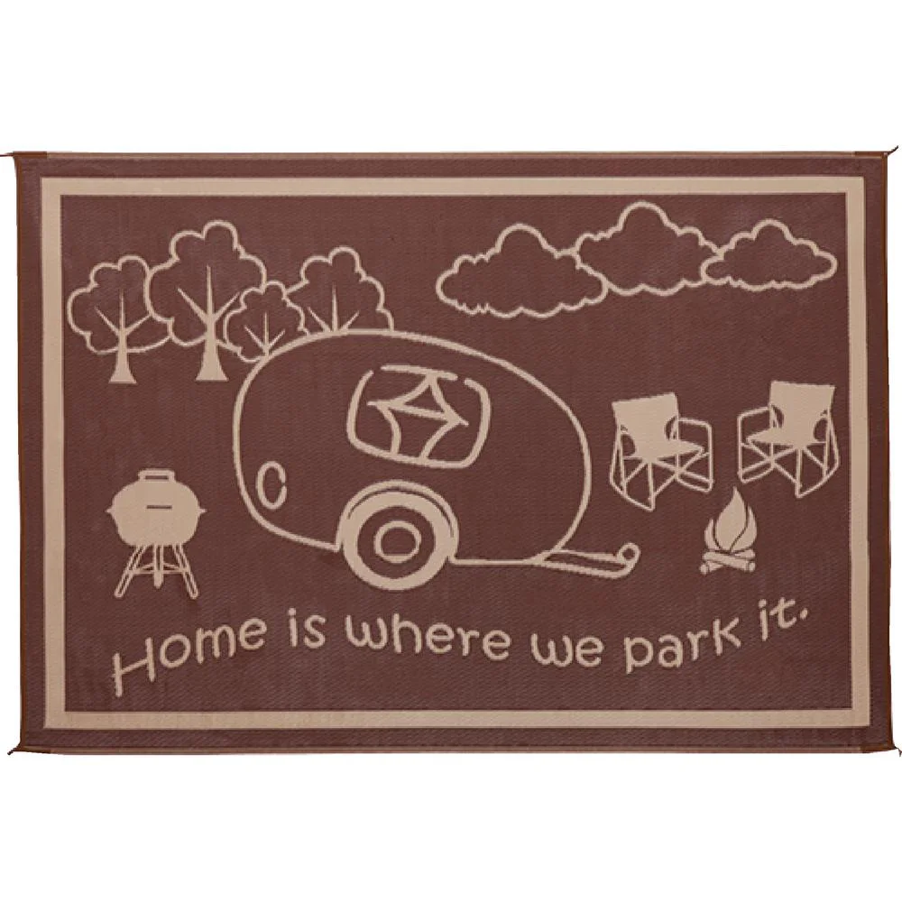 Stylish Camping Home RV Patio Mat