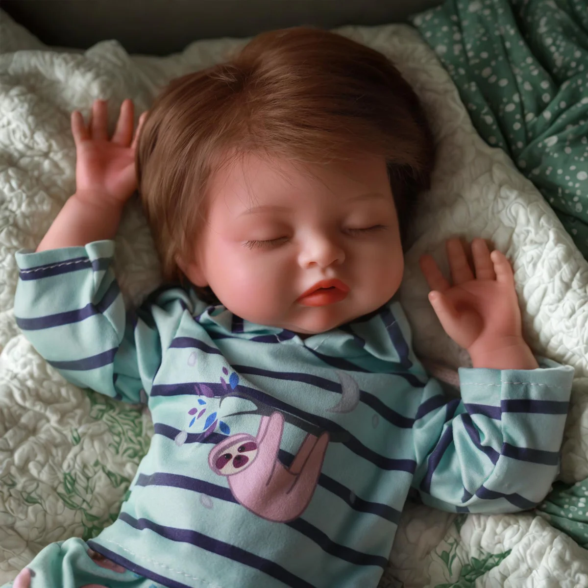 BABESIDE Full Silicone Reborn Baby Doll Boy