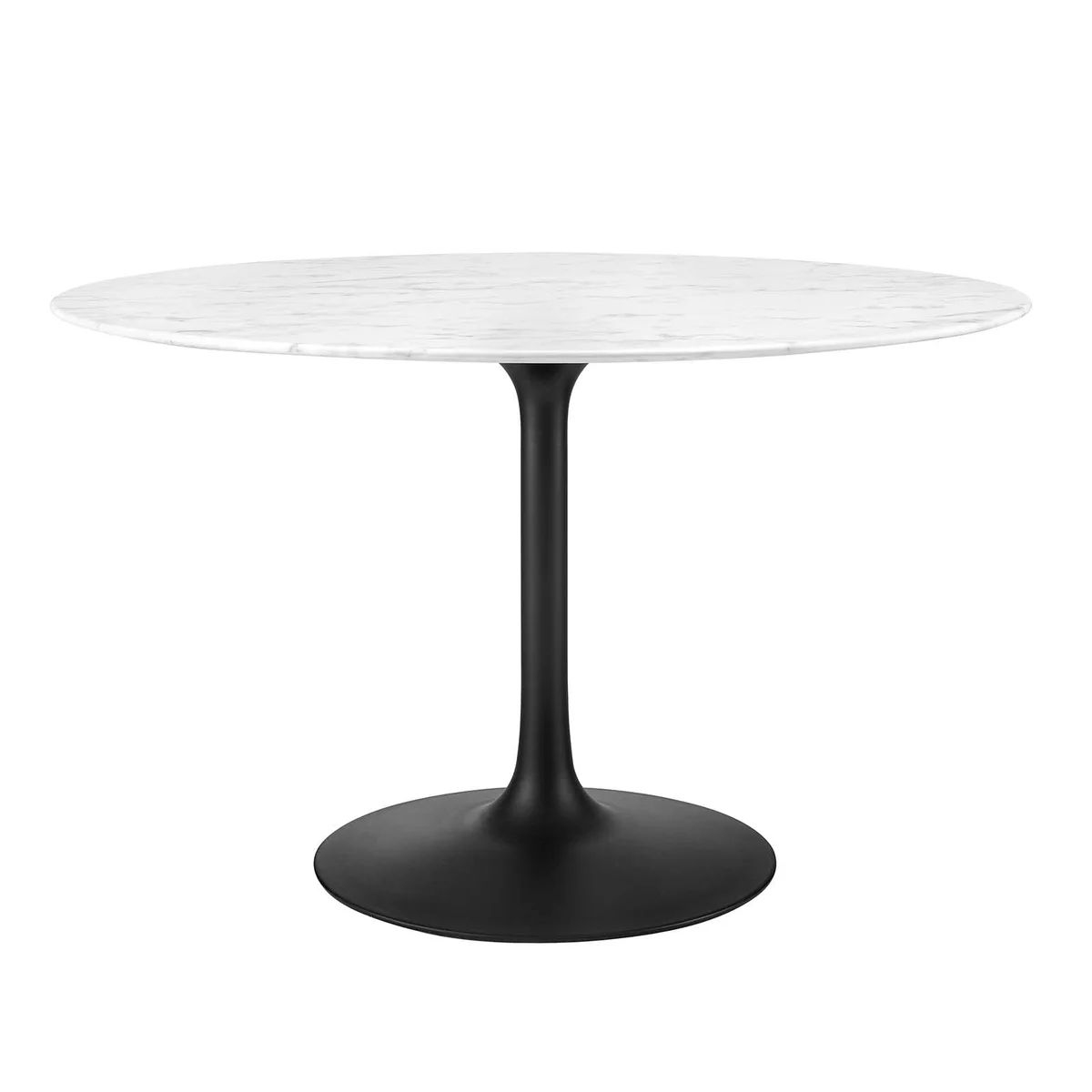 Modway Lippa Round Faux Marble Top Dining Table