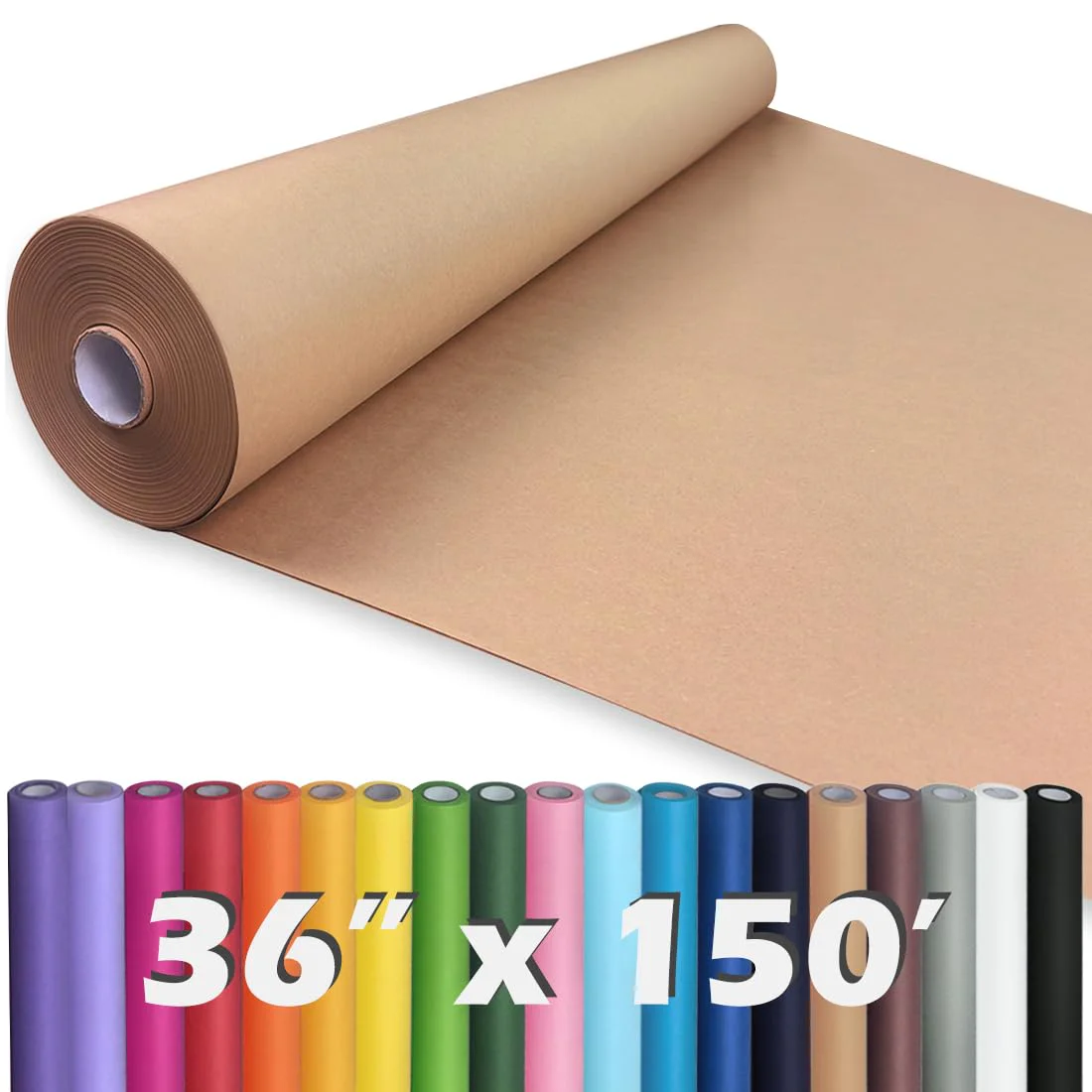 PH PERKHOMY Kraft Paper Roll - 36 inch x 150 feet