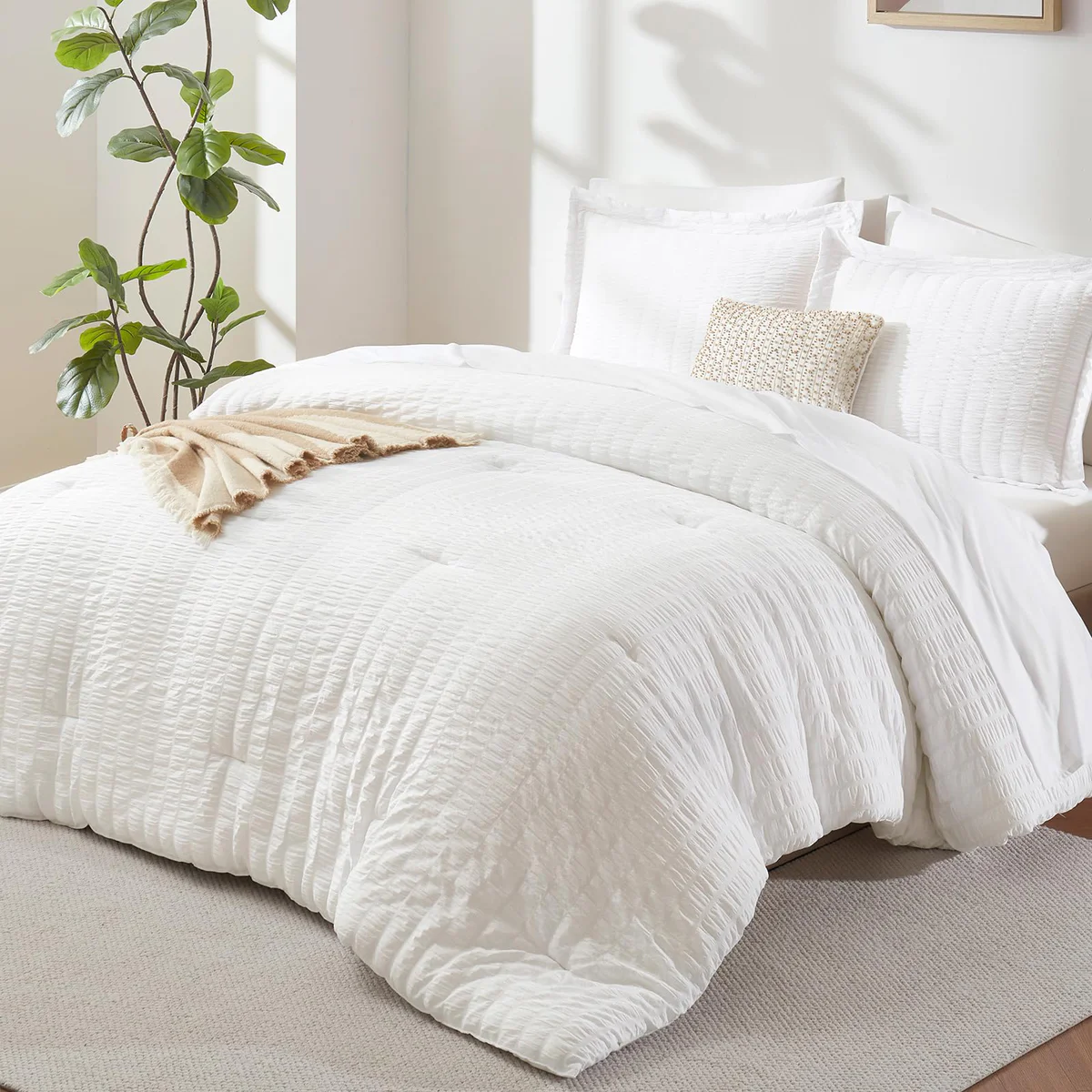 CozyLux Quilted Comforter Set