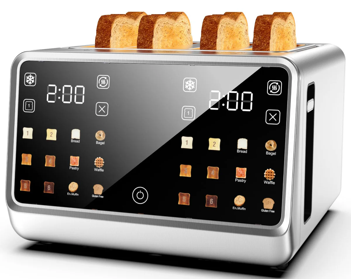 Foyoconven Digital Touchscreen Toaster