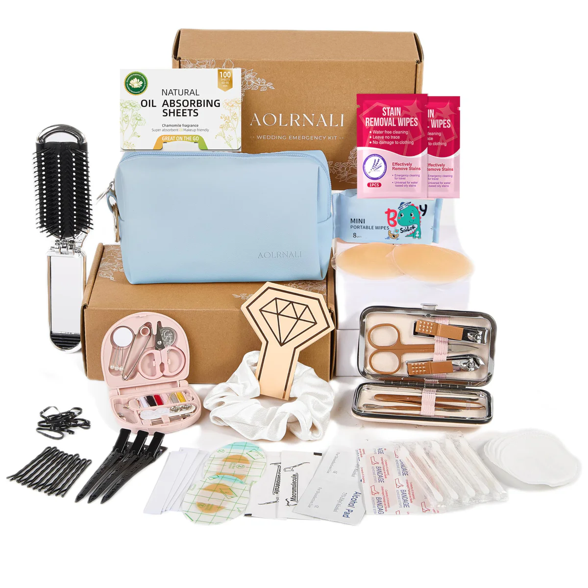 AOLRNALI Wedding Emergency Kit with 30+ Essentials