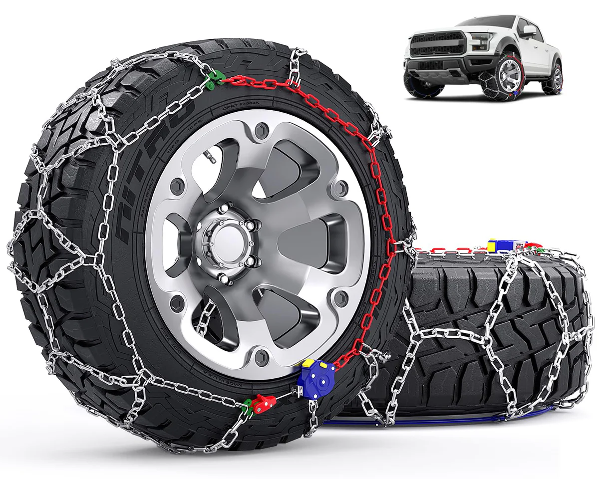 AUVEBY Quick Install Anti-Slip Tire Chains