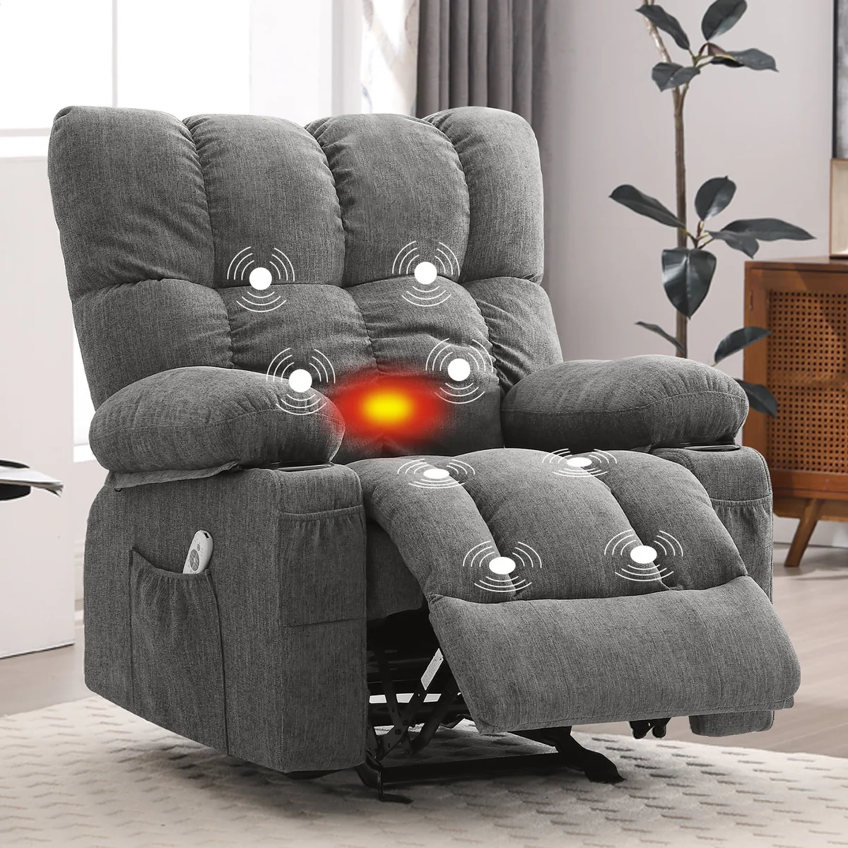 JONPONY Massage Recliner Chair