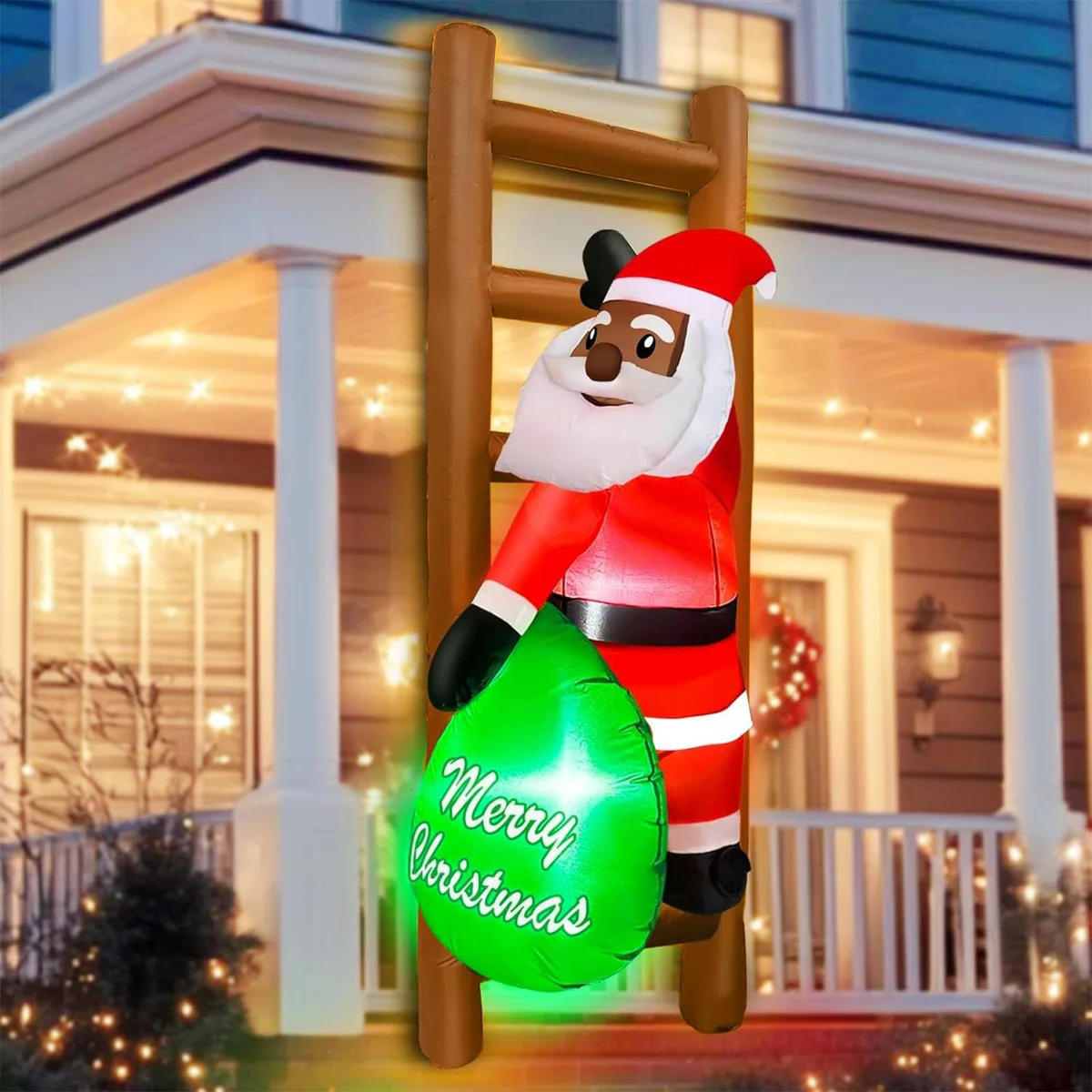 AMENON Inflatable Santa Christmas Decoration