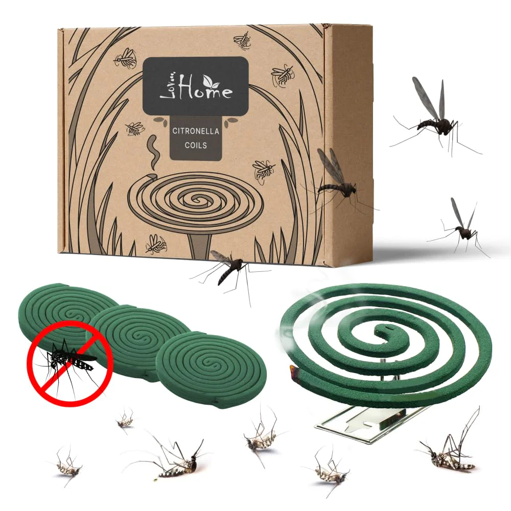 LOV HOME Citronella Mosquito Repellent Coils