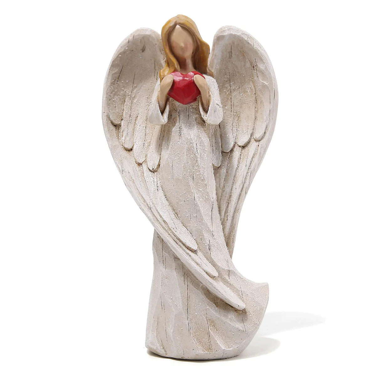 Hodao Praying Angel Figurine with Heart