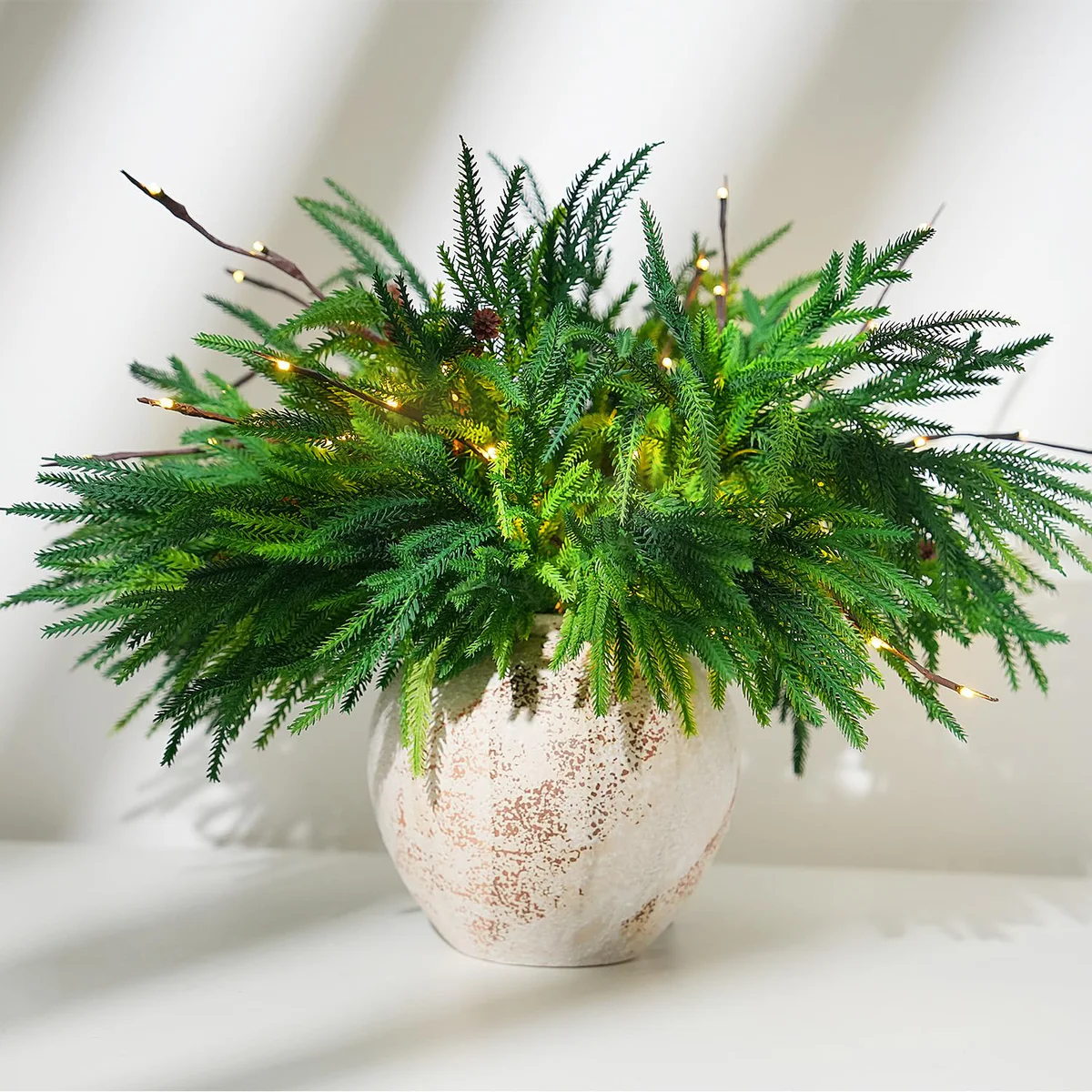 trytuny Artificial Norfolk Pine Stem