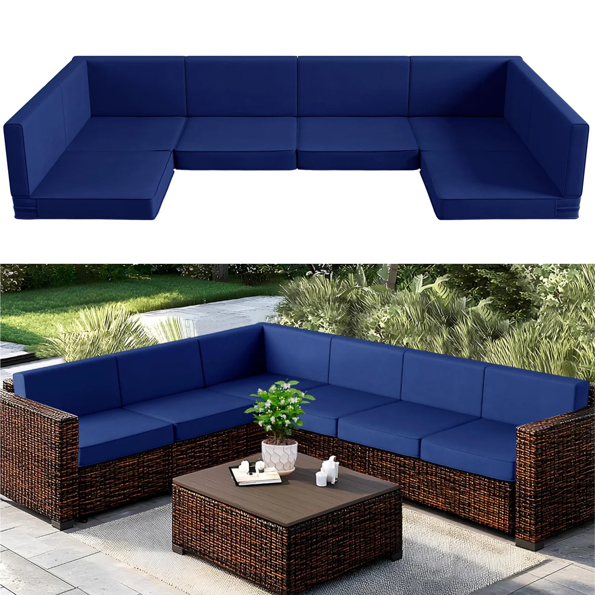 Codi Outdoor Cushions and Covers for Patio Furniture