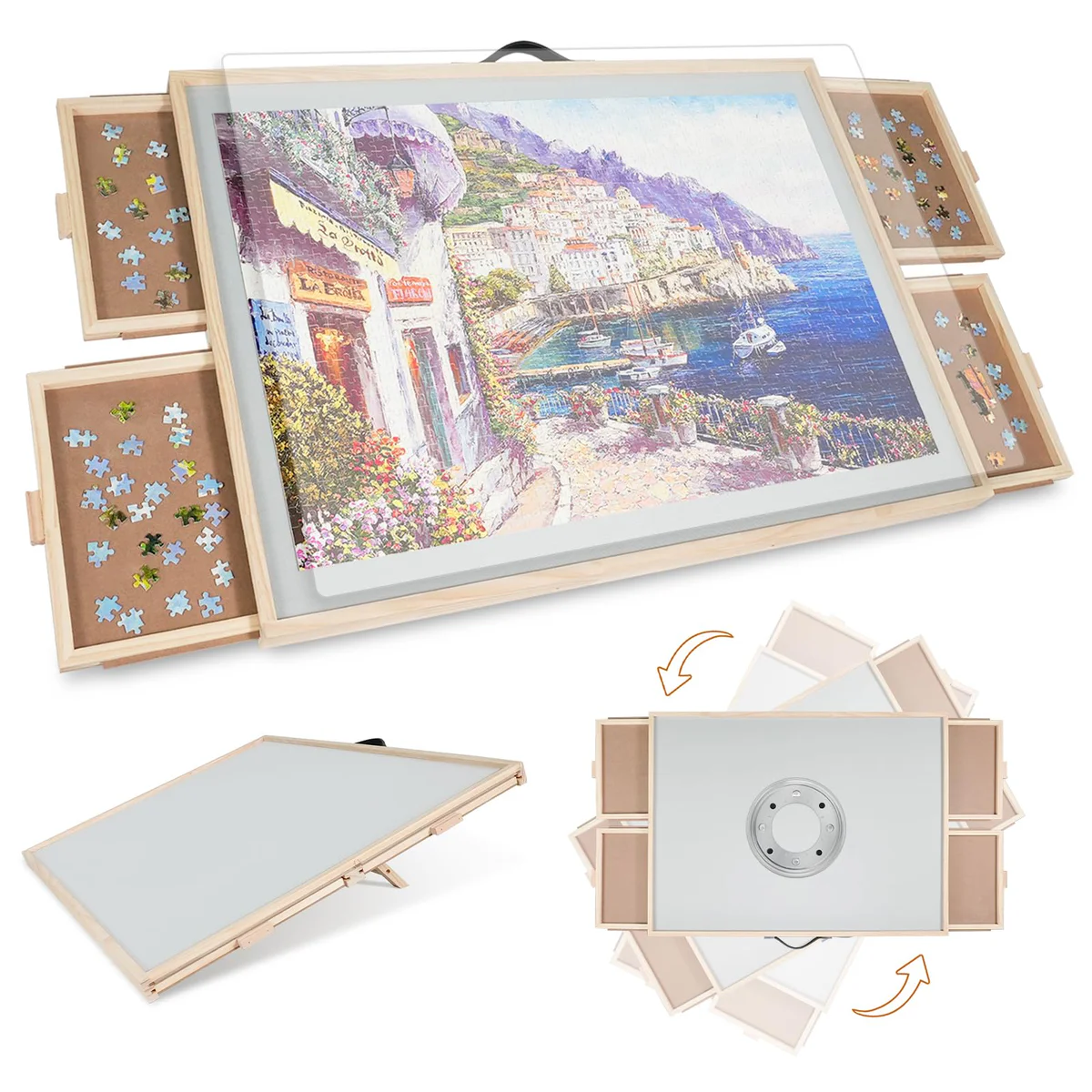 ALL4JIG Jigsaw Puzzle Board Portable