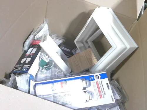 Box of Assorted Lowe's Merchandise