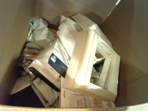 Box of Assorted Lowes Merchandise