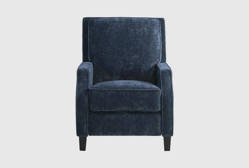 Relax-A-Lounger Shiloh Navy Blue 30" Manual PushBack Recliner