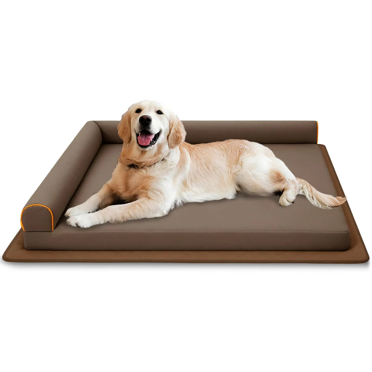 Xihan Orthopedic Dog Bed, Brown