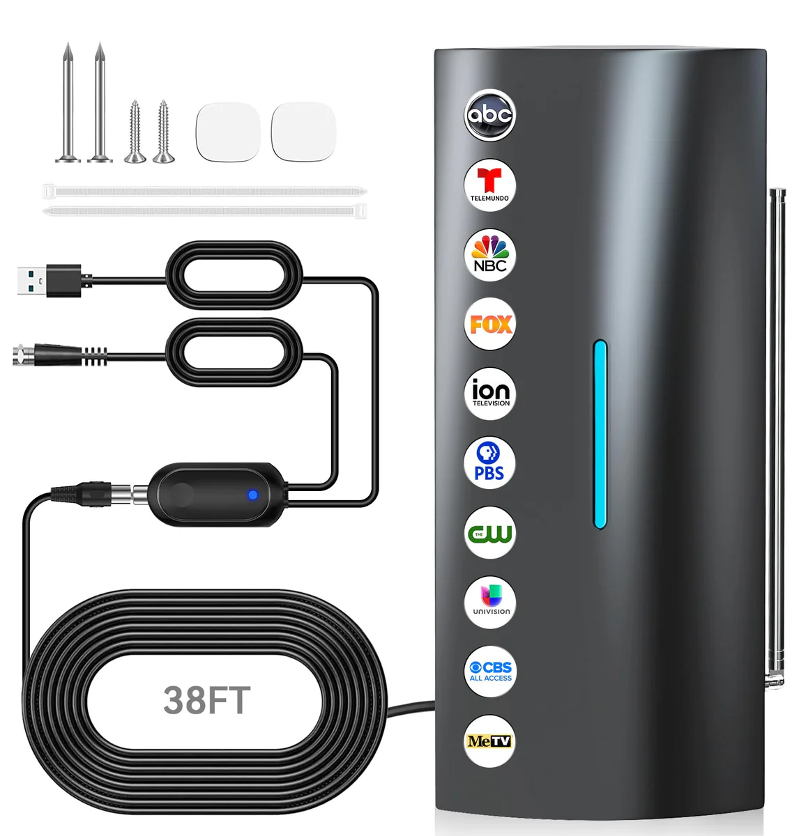 Qboy Amplified HD Digital TV Antenna