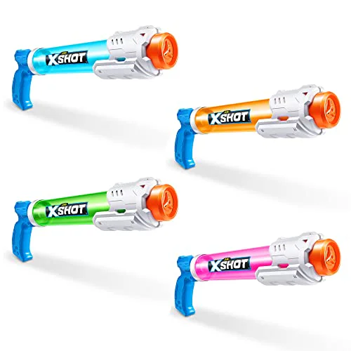 XSHOT Water Warfare Small Tube Soaker (4 Pack)