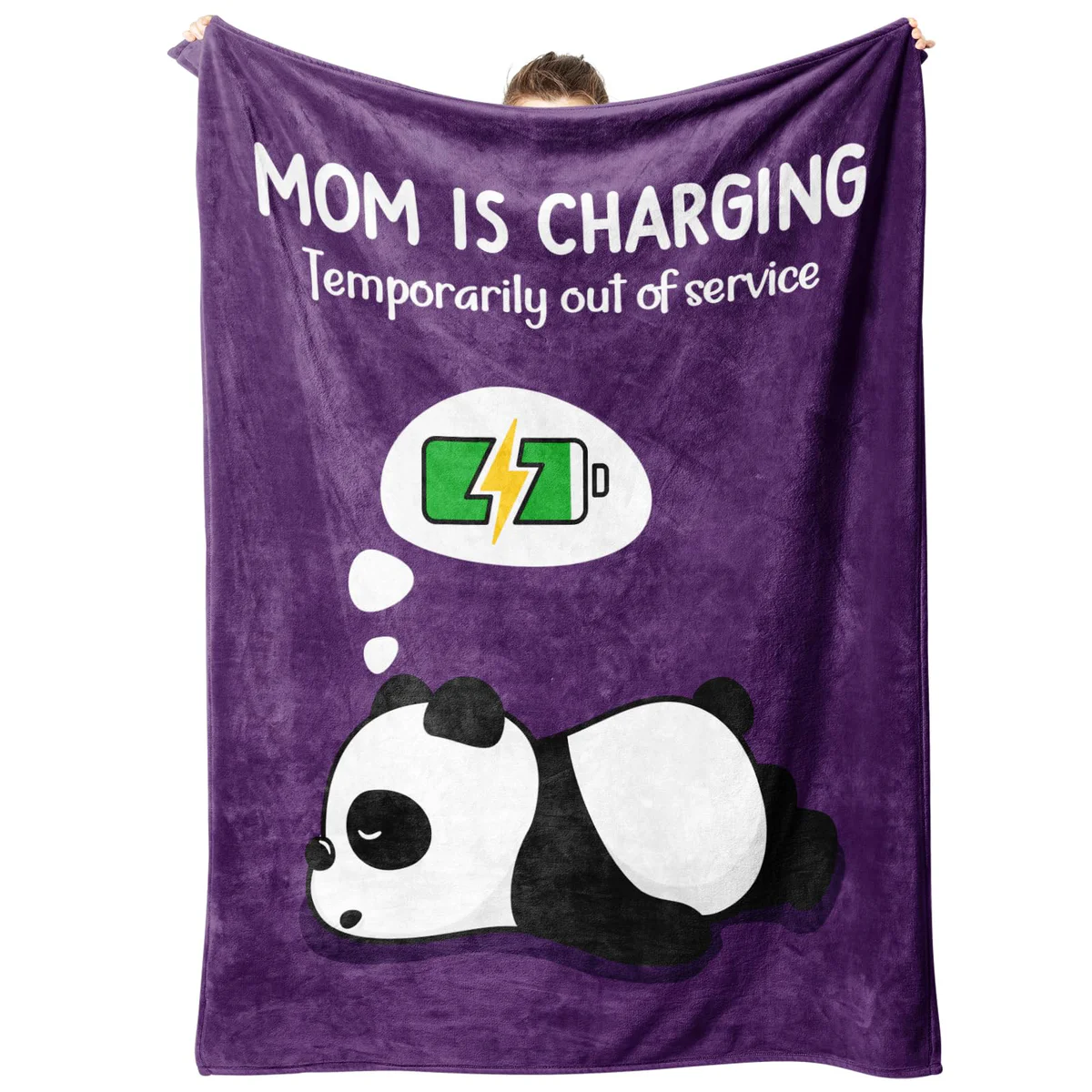 Craftique Mom is Charging Panda Blanket