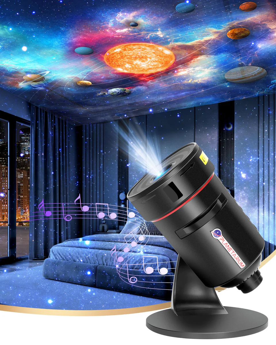 FLEWKEN Galaxy Projector Night Light Planetarium