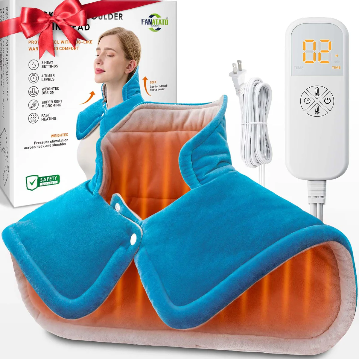fanatato Neck and Shoulder Weighted Heating Pad