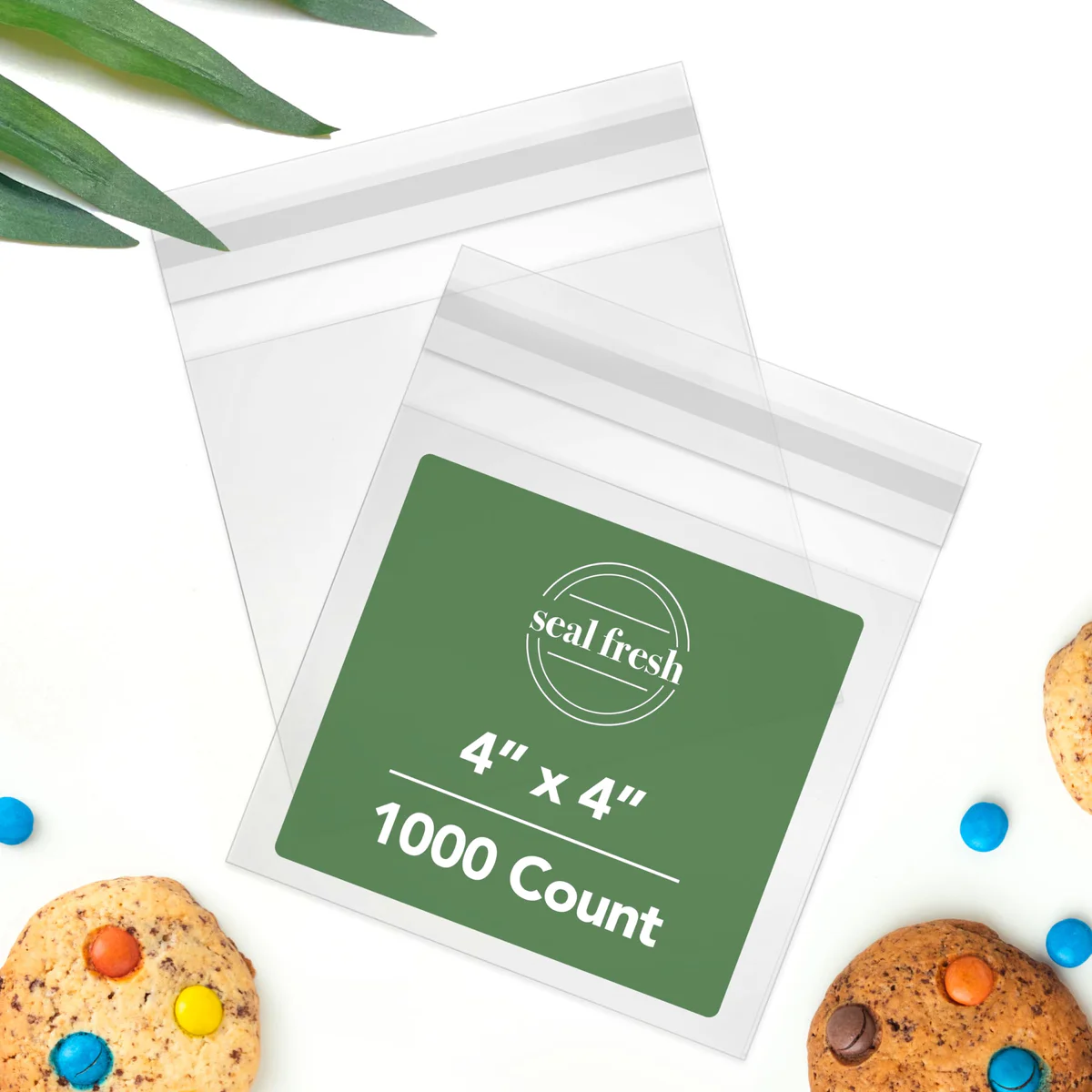 Seal Fresh 4x4 Inch Cello Bags