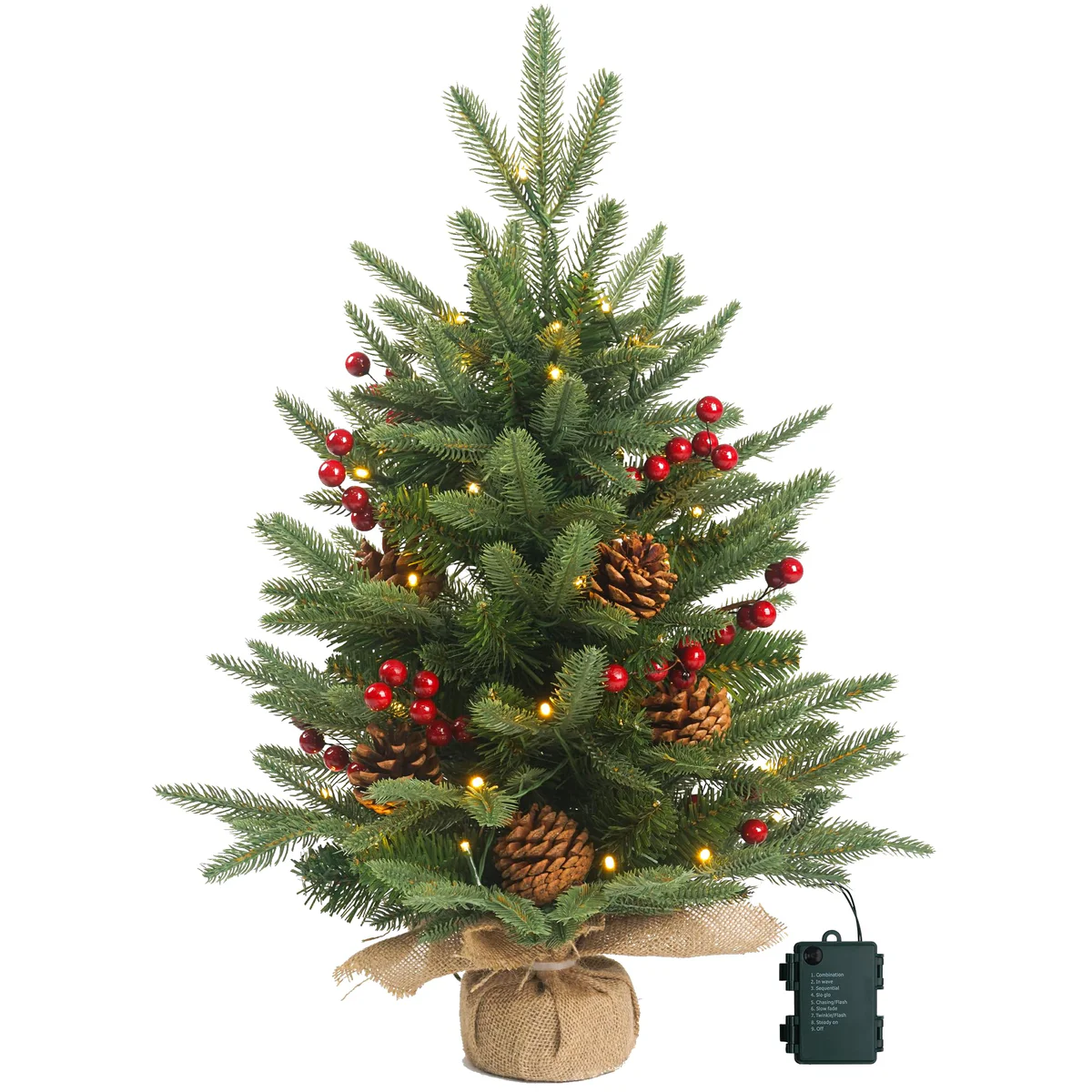 Prelighted Mini Christmas Tree