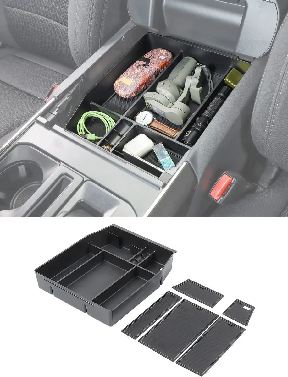 Savadicar Center Console Organizer for Ford F150 (2021-2024)