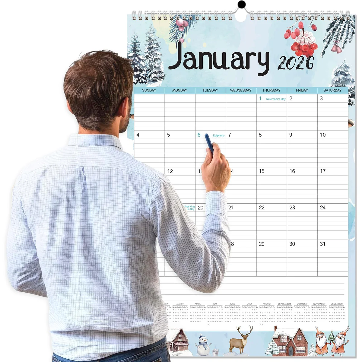GuassLee Wall Calendar