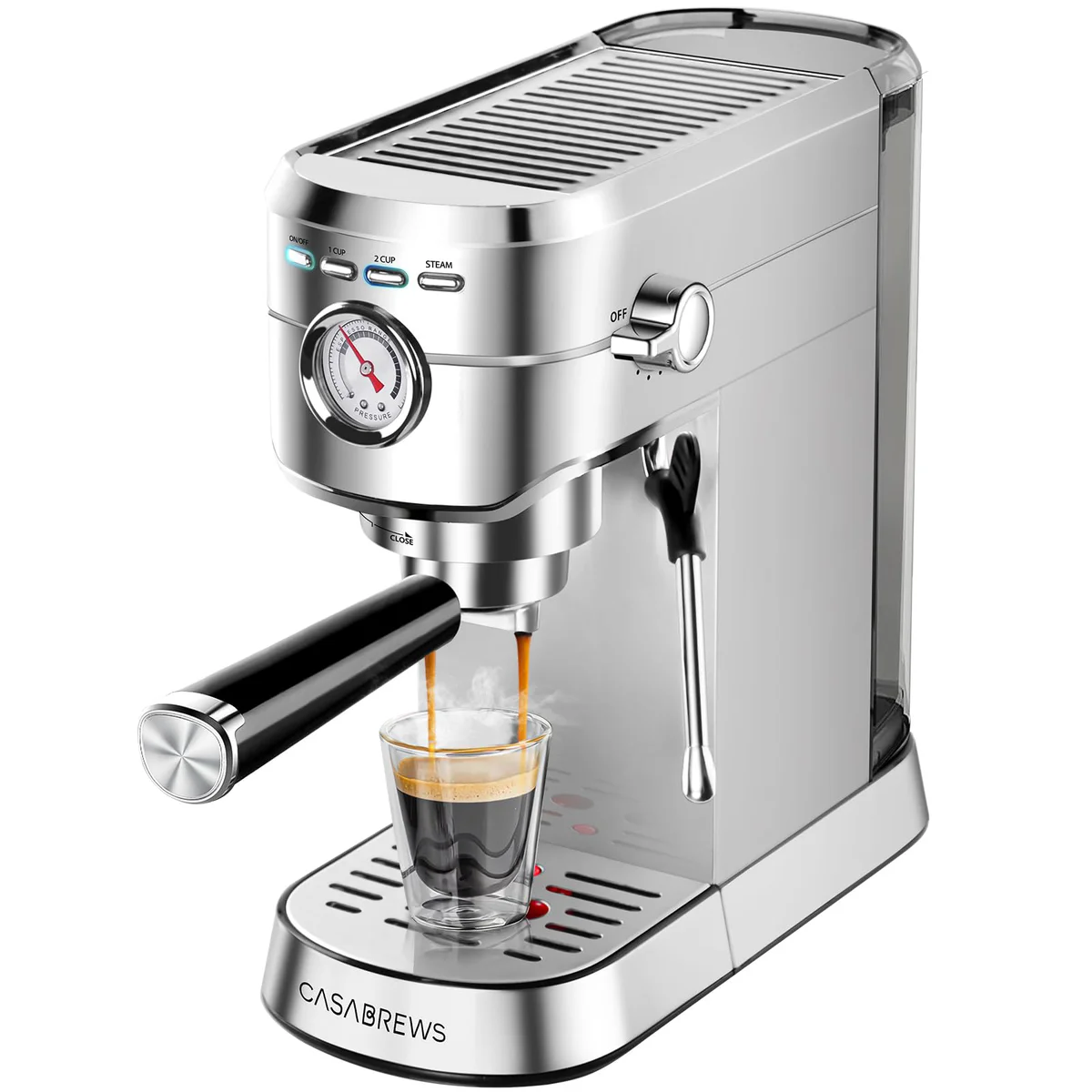 CASABREWS Espresso Machine with Milk Frother
