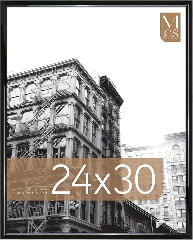 MCS, Black 24 x 30 Inch Trendsetter Poster Frame, 24 x 30