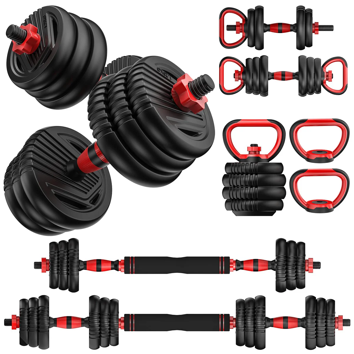 UNNMIIY Adjustable Dumbbell Weight Set