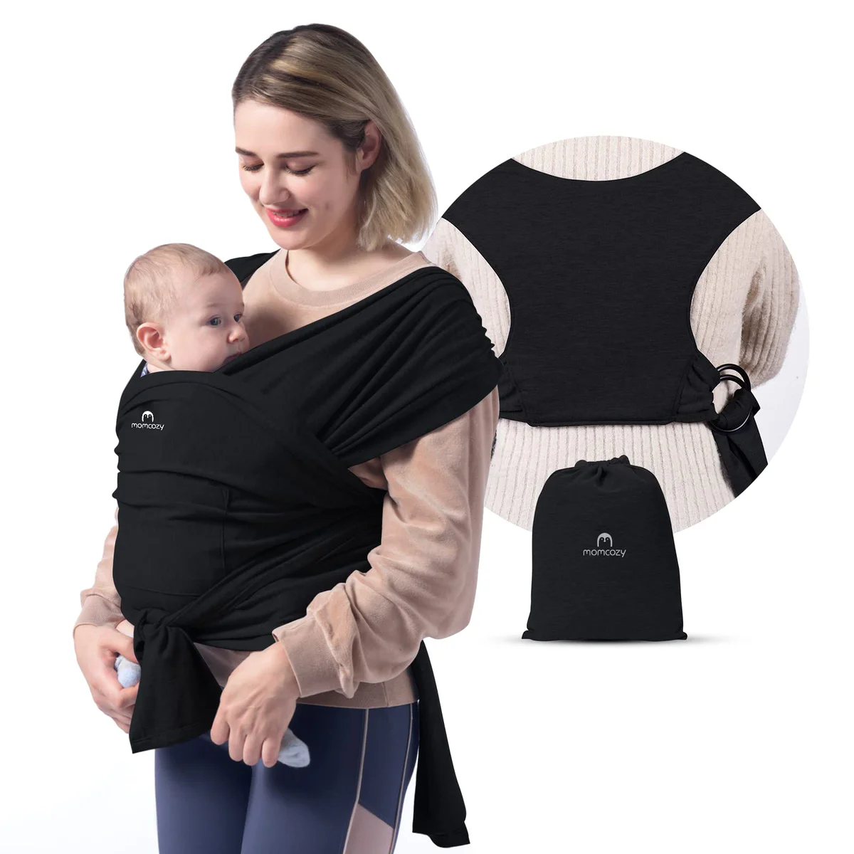 Momcozy Baby Wrap Carrier Sling