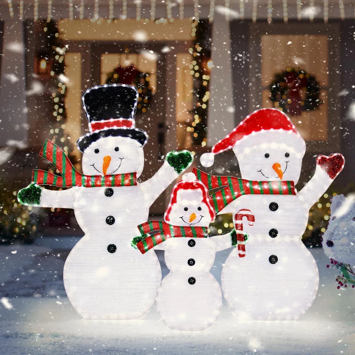 MARACOL Christmas Snowman Family Decor 