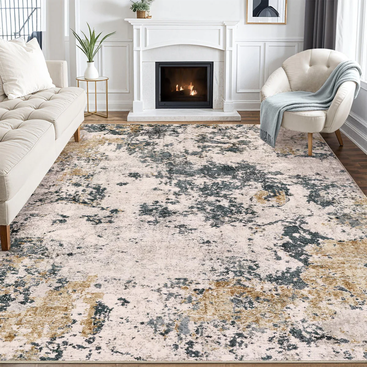 Jessibou Abstract Area Rug