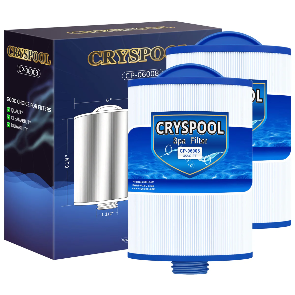 Cryspool Pool Spa Filter Replacement