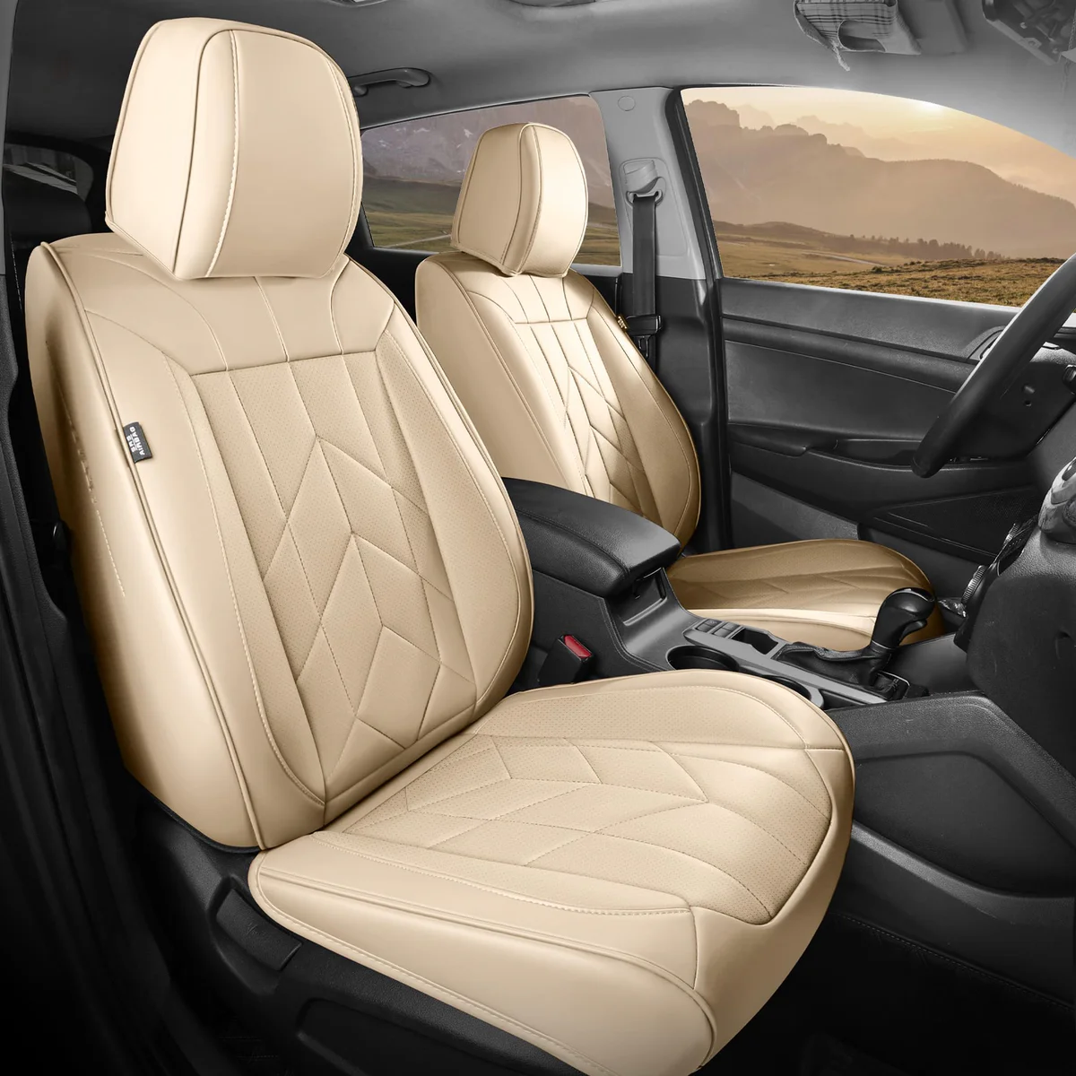 Universal Fit - Tan Seat Covers (Full Set)