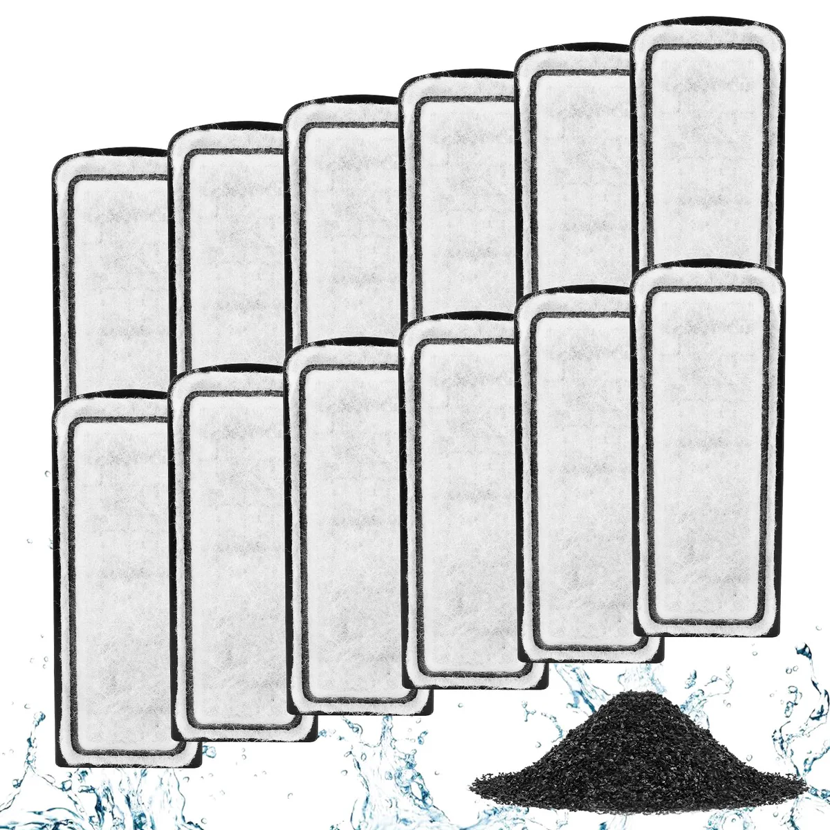 AQQA Aquarium Filter Cartridges with Activated Carbon