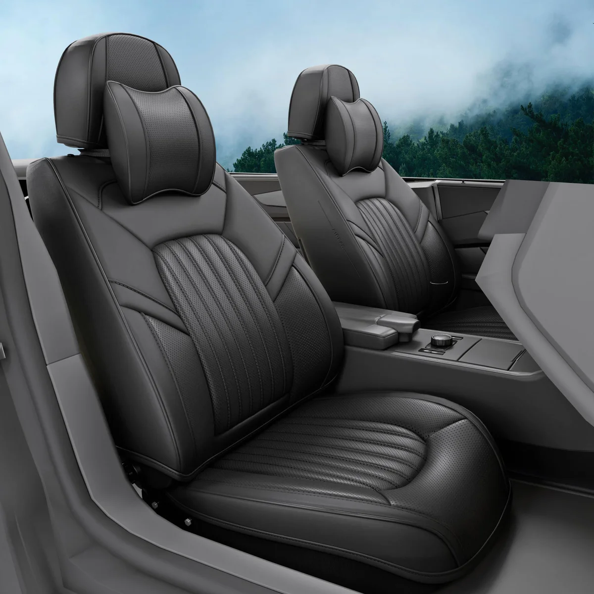 Universal Fit - Black Seat Covers (Full Set)